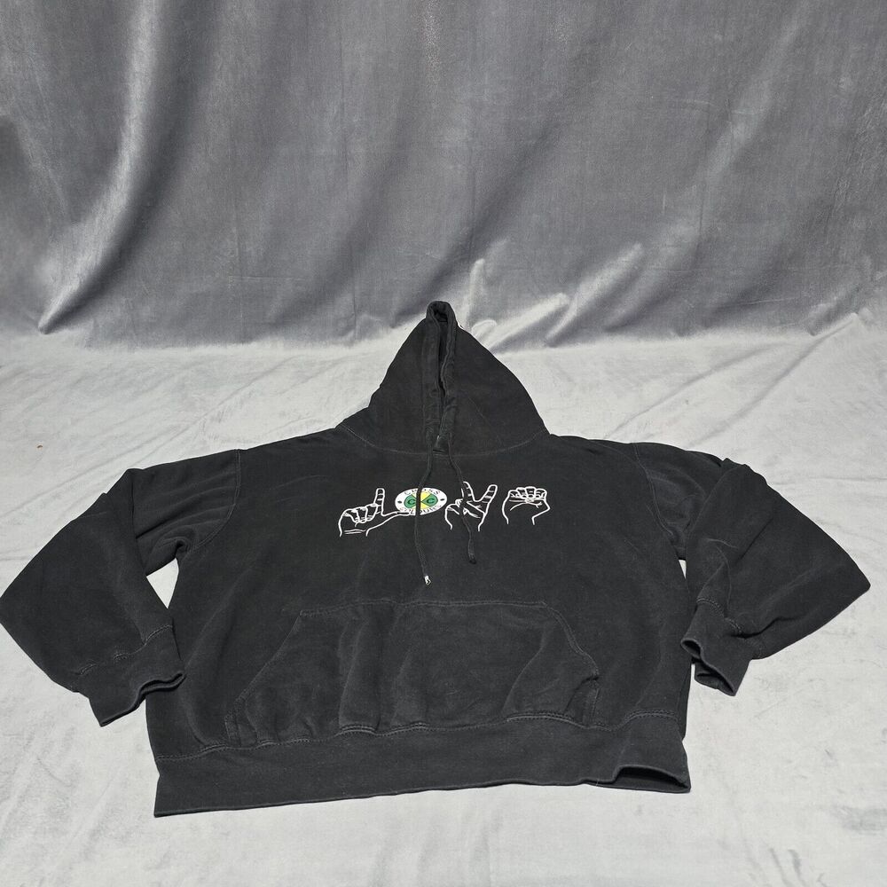 Cross Colours Hand Signs Love Hoodie, Size M